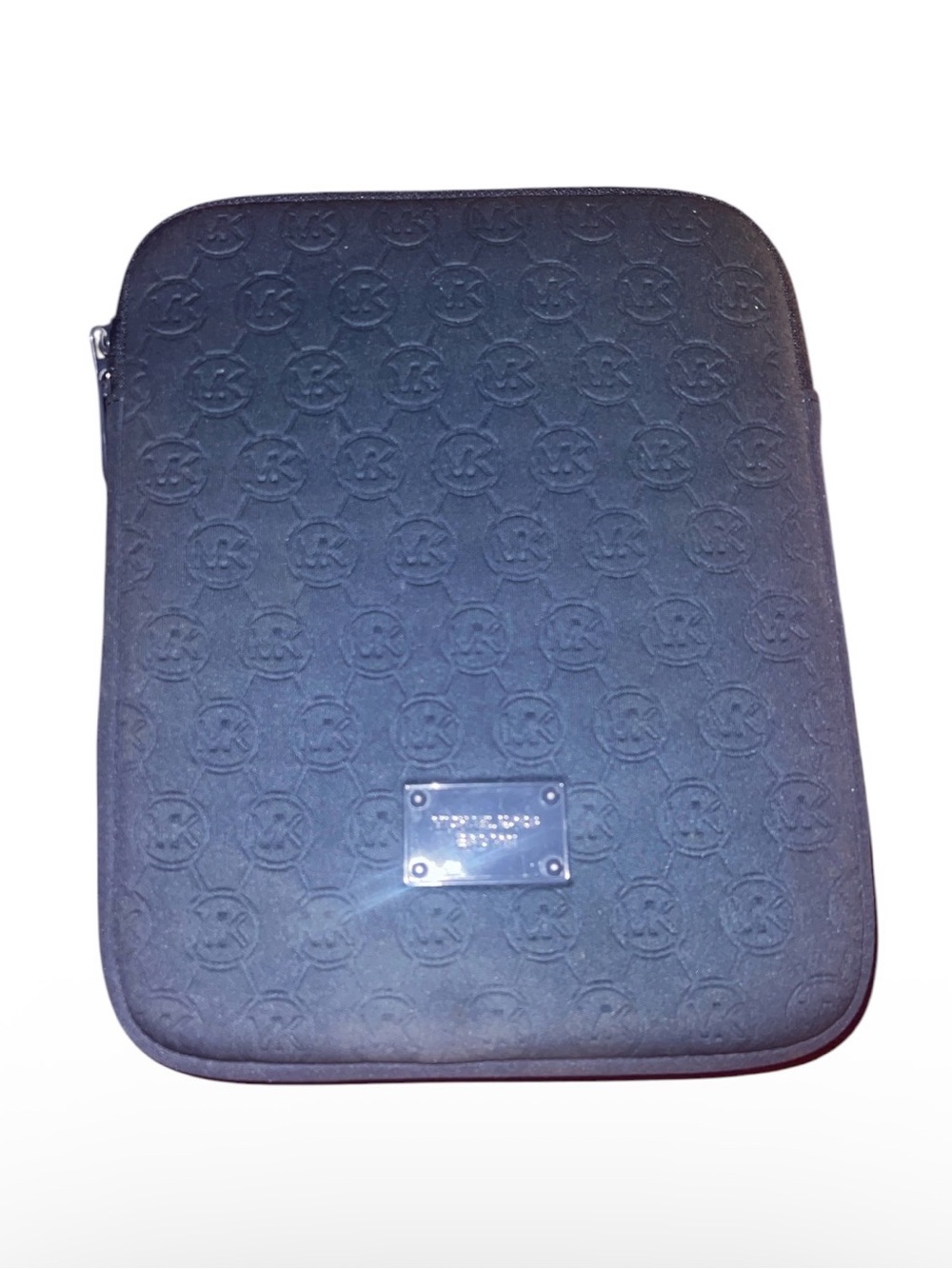 Michael Kors Embossed Logo Black Tablet Sleeve iPad Sleeve Case